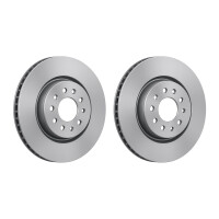 2 Brake Discs front axle ventilated Ø 72 mm 25 mm...