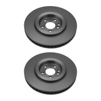 2 Brake Discs front axle ventilated Ø 70 mm 28 mm...