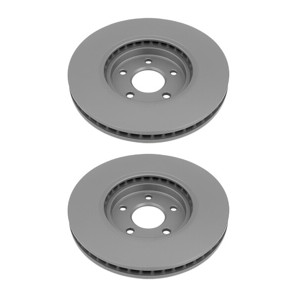 2 Brake Discs front axle ventilated Ø 64 mm 24 mm VALEO for e.g. FORD MONDEO