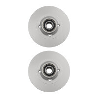 2 Bremsscheiben Hinterachse voll Ø 52 mm 11 mm...