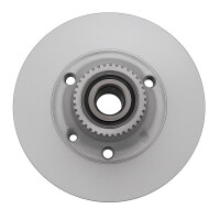 2 Brake Discs rear axle full Ø 52 mm 11 mm VALEO...