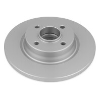 2 Brake Discs rear axle full Ø 52 mm 11 mm VALEO for e.g. RENAULT SCÉNIC