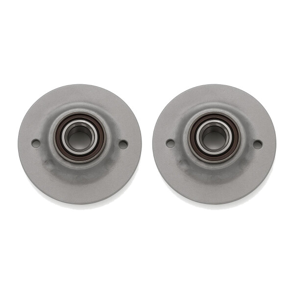 2 Brake Discs rear axle full Ø 52 mm 8 mm VALEO for e.g. RENAULT CLIO