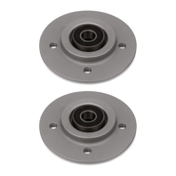 2 Brake Discs rear axle full Ø 52 mm 10.2 mm VALEO for e.g. RENAULT MEGANE