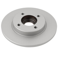 2 Brake Discs rear axle full Ø 56 mm 9 mm VALEO for e.g. CITROËN C4