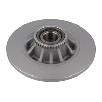 2 Brake Discs rear axle full Ø 68 mm 12 mm VALEO...