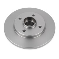 2 Brake Discs rear axle full Ø 56 mm 12 mm VALEO for e.g. PEUGEOT 308