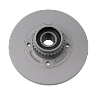 2 Brake Discs rear axle full Ø 52 mm 8 mm VALEO...