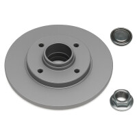 2 Brake Discs rear axle full Ø 52 mm 8 mm VALEO for e.g. RENAULT CLIO