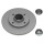 2 Brake Discs rear axle full Ø 52 mm 8 mm VALEO for e.g. RENAULT CLIO