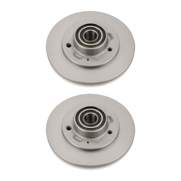 2 Bremsscheiben Hinterachse voll Ø 52 mm 11 mm VALEO für RENAULT VEL