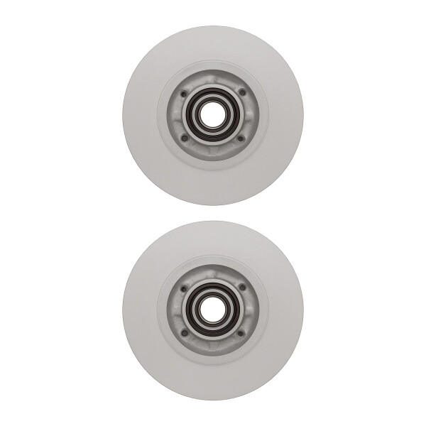 2 Bremsscheiben Hinterachse voll Ø 52 mm 10 mm VALEO für u.a. RENAULT MEGANE