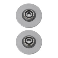 2 Brake Discs rear axle full Ø 52.2 mm 11 mm VALEO...