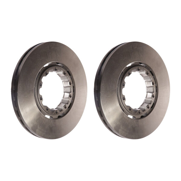 2 Bremsscheiben Hinterachse belüftet Ø 170,5 mm 45 mm VALEO für u.a. SAF