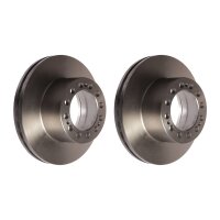 2 Bremsscheiben Hinterachse belüftet Ø 131,3...