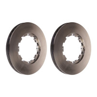 2 Brake Discs ventilated Ø 258 mm 45 mm VALEO...
