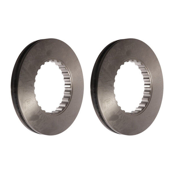 2 Brake Discs ventilated Ø 220 mm 45 mm VALEO for e.g. VOLVO FM