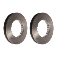 2 Brake Discs ventilated Ø 220 mm 45 mm VALEO for...