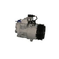 Klimakompressor 12 V Ø 110 mm BOSCH IAM-Expertise passend für u.a. VW POLO