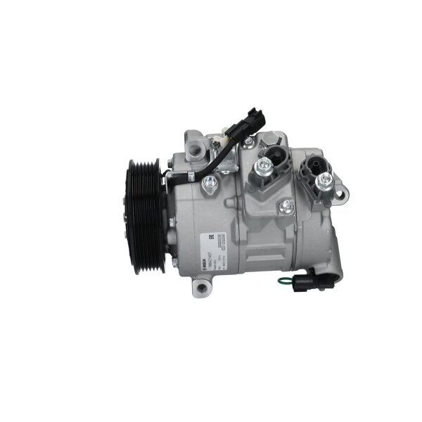 Klimakompressor 12 V Ø 109,5 mm BOSCH passend für u.a. FORD TRANSIT