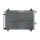 Air Conditioning Condenser R 134a 555 - 358 mm BOSCH for e.g. PEUGEOT 307