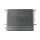 Air Conditioning Condenser R 134a 582 - 448 mm BOSCH for JEEP GRAND