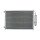 Kondensator Klimaanlage R 134a 645 - 407 mm BOSCH für u.a. NISSAN X-TRAIL