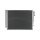 Air Conditioning Condenser R 134a 537 - 410 mm BOSCH for e.g. OPEL MERIVA