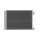 Air Conditioning Condenser R 134a 533 - 386 mm BOSCH for e.g. RENAULT CAPTUR