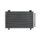 Air Conditioning Condenser R 134a 652 - 392 mm BOSCH for e.g. TOYOTA COROLLA