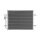 Air Conditioning Condenser R 134a 608 - 452 mm BOSCH for e.g. VW GOLF