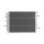 Air Conditioning Condenser R 134a 537 - 411 mm BOSCH for e.g. HYUNDAI KONA