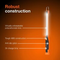 Inspektionsleuchte LED wiederaufladbar 6500 K 250 Lux OSRAM LEDinspect SLIM 250