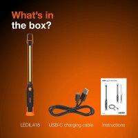 Inspektionsleuchte LED wiederaufladbar 6500 K 250 Lux OSRAM LEDinspect SLIM 250