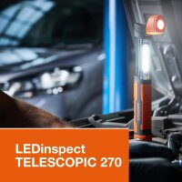 Inspektionsleuchte LED wiederaufladbar 270 Lux OSRAM LEDinspect TELESCOPIC 270