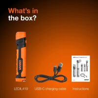 Inspektionsleuchte LED wiederaufladbar 270 Lux OSRAM LEDinspect TELESCOPIC 270