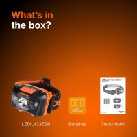 Stirnleuchte vier Leuchtmodi 87 lm für freihändiges Arbeiten OSRAM ESSENTIAL