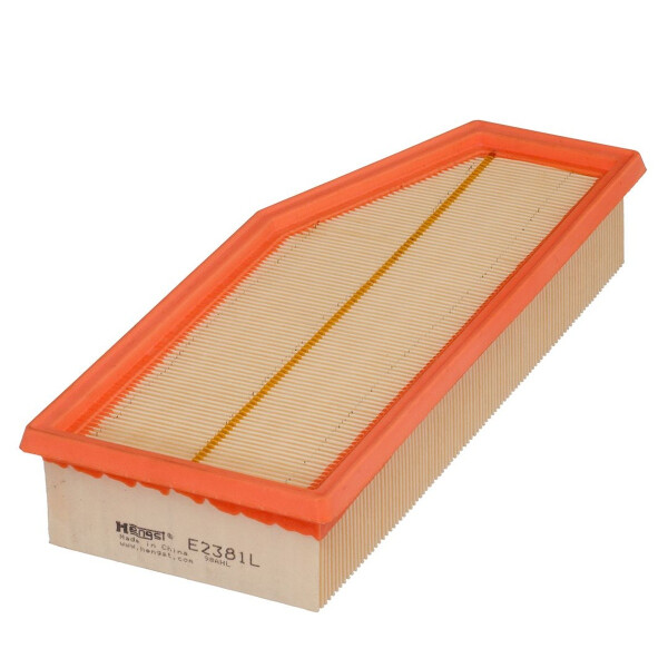 Air Filter insert 329 x 138 mm HENGST FILTER for NISSAN X-TRAIL and others