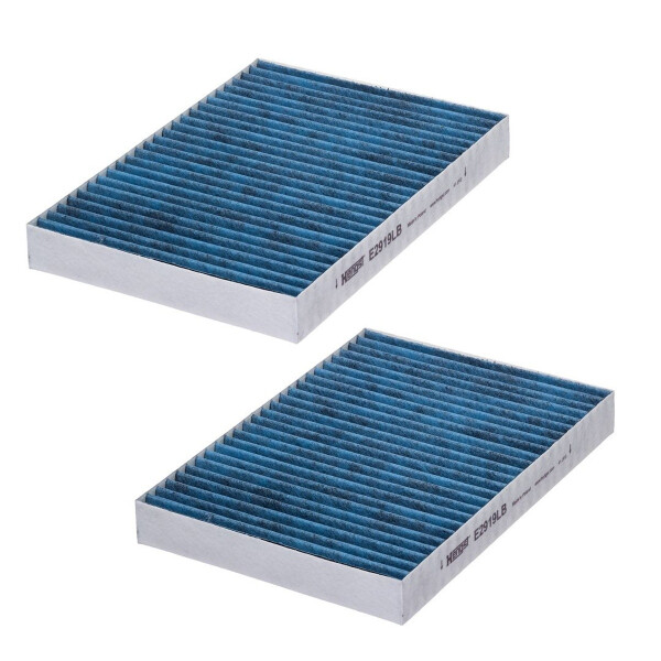 Cabin Filter antiviral 262 - 185 mm 30 mm HENGST FILTER for e.g. MB S-CLASS