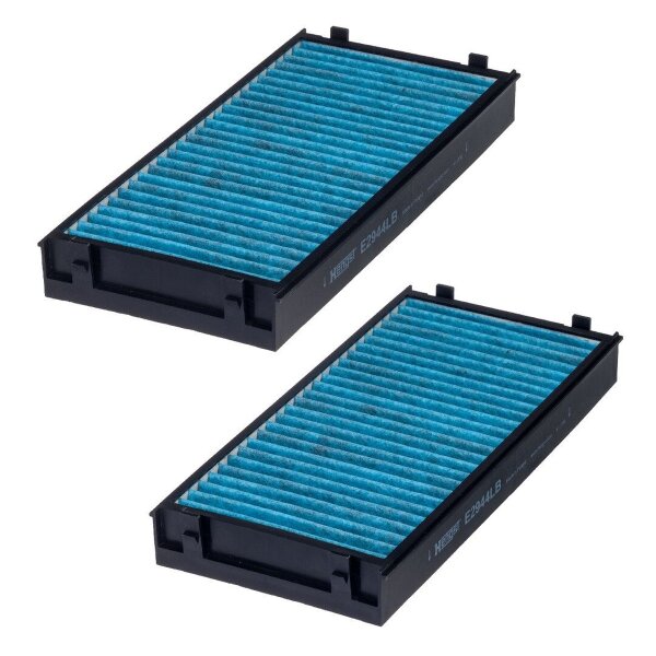 Cabin Filter antiviral 298 - 146 mm 34 mm HENGST FILTER for e.g. BMW X5