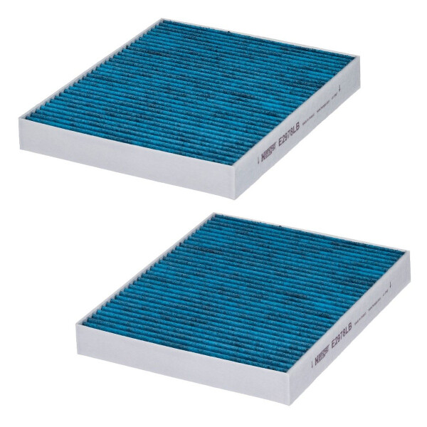 Cabin Filter antiviral 245 - 206 mm 30 mm HENGST FILTER for e.g. BMW 5 Series