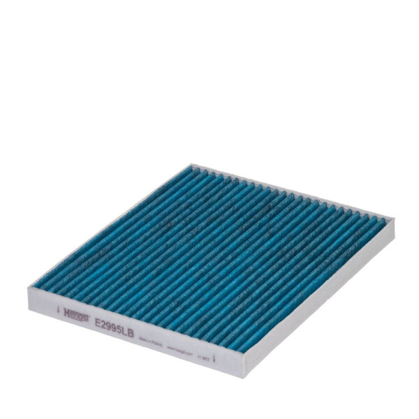 Cabin Filter antiviral 239-192 mm 20 mm HENGST FILTER for e.g. HYUNDAI TUCSON