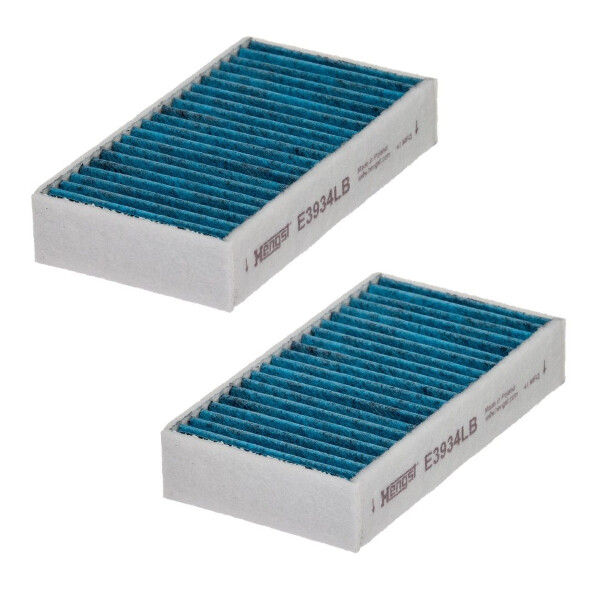 Cabin Filter antiviral 164 - 92 mm 30 mm HENGST FILTER for e.g. BMW X3