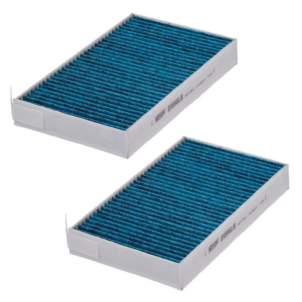 Cabin Filter antiviral 244 - 143 mm 31 mm HENGST FILTER for e.g. TESLA MODEL