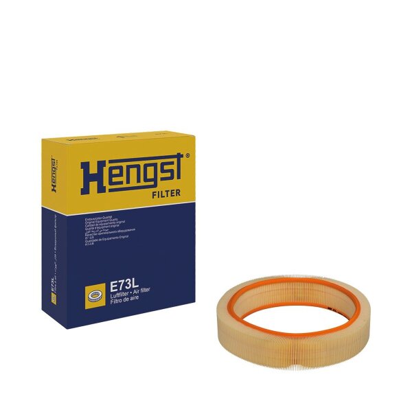 Air Filter insert Ø 408 mm HENGST FILTER for e.g. MERCEDES-BENZ 124