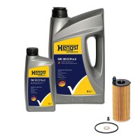 Ölwechselkit zur Inspektion mit Öl HENGST FILTER passend für u.a. BMW 3er