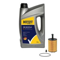 Ölwechselkit zur Inspektion mit Öl HENGST FILTER passend für u.a. AUDI A4
