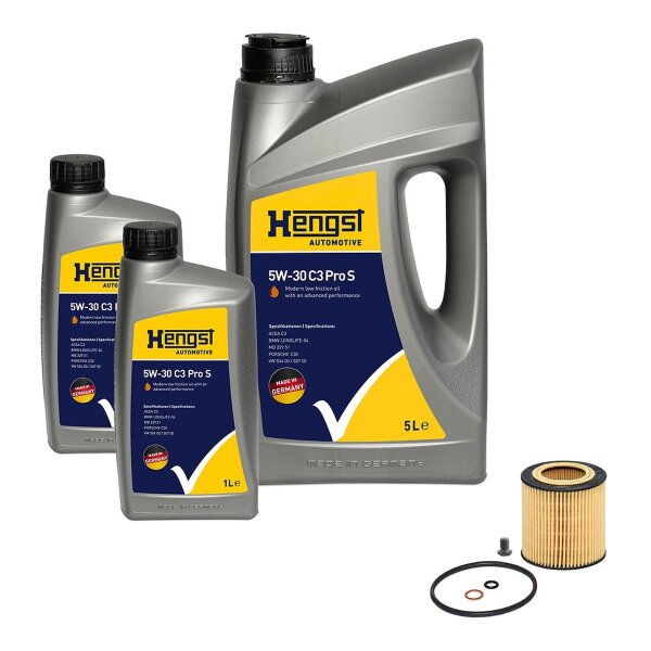 Ölwechselkit zur Inspektion mit Öl HENGST...