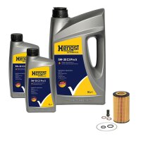 Oil change kit for inspection with oil HENGST FILTER for...