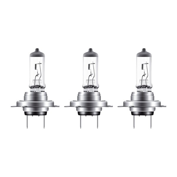 3 Glühlampen H7 12V 55W PX26d OSRAM ORIGINAL Einzelblister passend für PKW